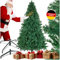 tectake® Albero di Natale Realistico, Albero di Natale Artificiale, Rami Flessibili, Facile Montaggio, Albero Natale Supporto Stabile in Acciaio, Addobbi Natalizi per Casa -Verde, 210 cm / 1106 punte