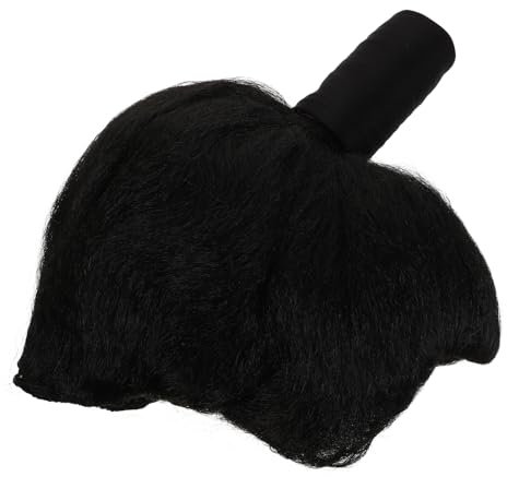 Vaguelly Japanische Samurai Perücke Für Männer Schwarze Wrestling Perücke Für Cosplay Und Partys Authentischer Japanischer Look Für Verschiedene Anlässe Leicht Und Tragbar Für