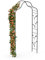 blumfeldt FloraBelle Rosenbogen – Metall-Rosenbogen Mit Dekorativen Blattmustern, Stabiler Pulverbeschichteter Stahlrahmen, Wetterfest, Ideal Für Kletterpflanzen, Einfache Montage, 240x110x40 cm