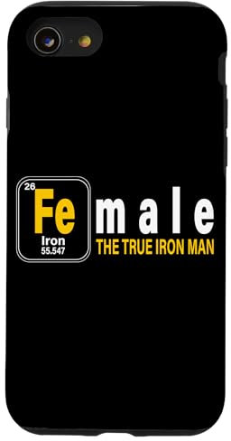 Female! Element Table - Iron Man Inspired Hülle für iPhone SE (2020) / 7 / 8