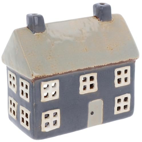 Shudehill Giftware Village Pottery Dormer, Cottage and Croft style Tealight Houses (Classic Cottage)
