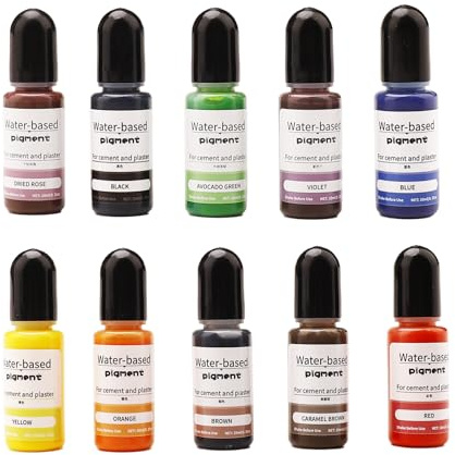 Nurila 10 Colours Colour Pigments for Casting Powder, 10 ml Paint for Casting Powder