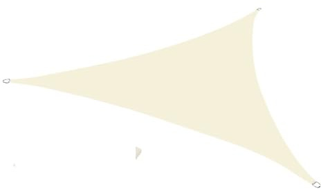 Sonnensegel Wasserdicht Wasserdichtes Garten-Sonnensegel, rechtwinkliges Dreieck, Gartendach mit Seilen, UV-Block, Terrassen-Sonnenschutz, Sonnenschutzmarkisen, Sonnenschutz(BEIGE,360x360x360CM)