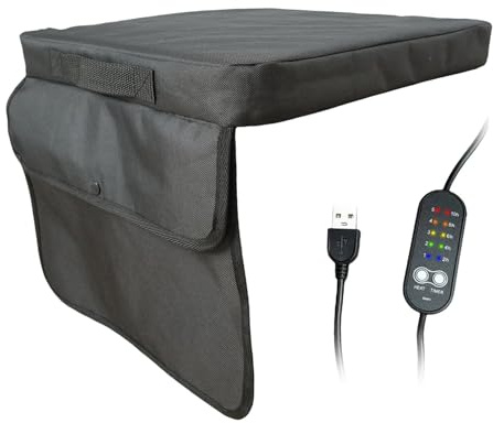 harayaa Beheizbares Sitzkissen mit USB Anschluss, Ideal für Zuhause, Im Freien, Im Büro Und Beim Angeln.