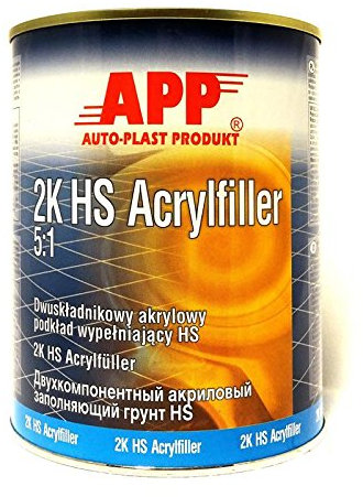 APP 2K HS ACRYLFILLER 5:1 WEISS FÜLLER 1 Liter 020407