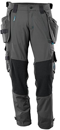 Mascot 17031-311-18-90C52 Trousers with Dyneema Kneepad Pockets, Dark Anthracite, 90C52
