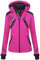 Rock Creek Damen Softshell Jacke Outdoorjacke Windbreaker Übergangs Jacke - Pink - 44/XXL
