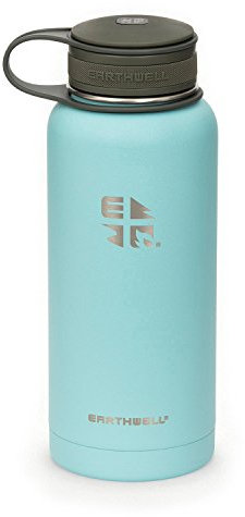 EARTHWELL - Borraccia Vacuum, Unisex, VB32-K50L30, Aqua Blue, 950ml