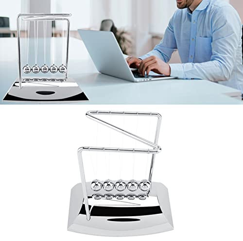 FTVOGUE Newton's Cradle Balance Steel Balls Physics Science Pendulum Steel Ball Escritorio Adornos Juguete