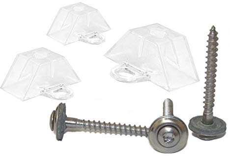 Abstandhalter 70/18 für Trapez + Spenglerschrauben 4,5x45 100 Stück Edelstahl A2