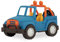 Wonder Wheels Großes Auto Spielzeug Blau, 31 cm Truck Geländewagen – Kinder Sandspielzeug Fahrzeug für Mädchen und Jungen ab 1 Jahr