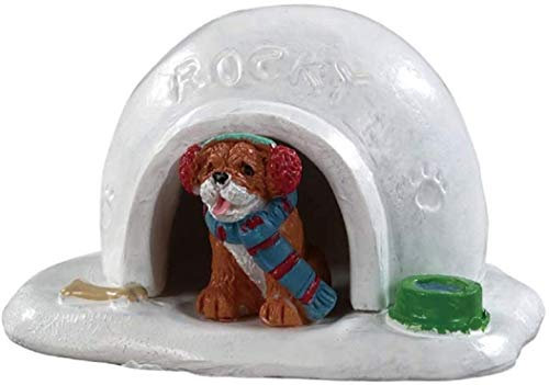 LEMAX - Iglo Doghouse 94552 Iglo Hundehütte - Zubehör - Weihnachtsdorf Winterdorf