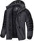 KEFITEVD Übergangsjacke Herren Winter Warme Wanderjacke Wasserdicht Outdoor Jacke Jagdjacke Viele Taschen Herrenjacke mit Kapuze Trekkingjacke Grau-Schwarz CN 7XL, EU 3XL