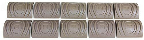 Milsig Paintball Rail Covers, Gummiabdeckung, Dark Earth