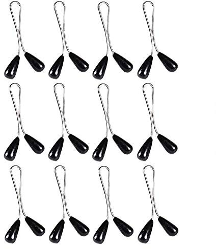 ZEREA Perlen-Clip für Schal, Kopftuch, Schal, Zubehör, Dame muslimische Schal, Sicherheits-Clips, Tropfenform, Brosche, Hijab, Schal, Anstecknadel, Damen, Sicherheitsnadel, 12 Stück/Packung