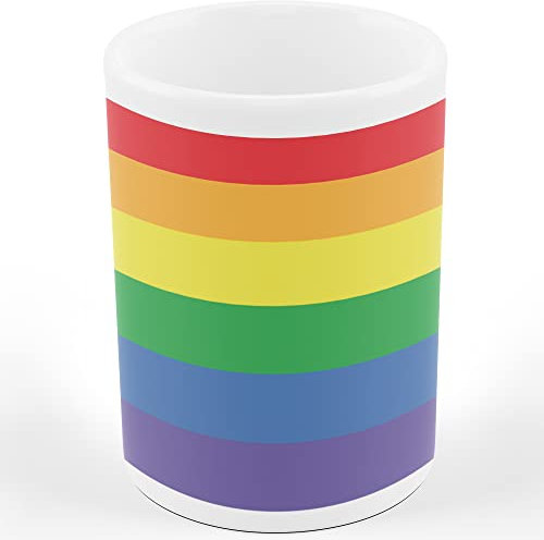 AL PRODUCTION Tazza Mug in Ceramica ARCOBALENO RAINBOW PRIDE - LGBT