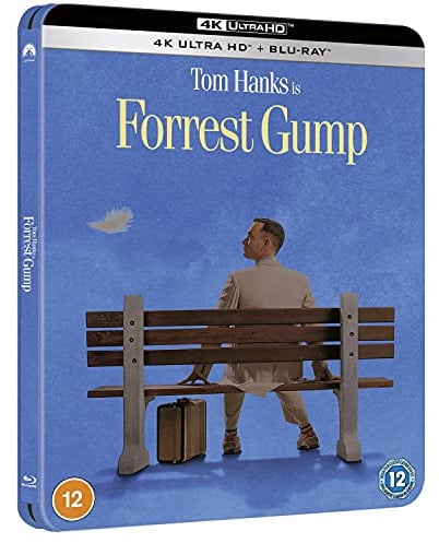 Forrest Gump 4K Steelbook, Zavvi exklusiv, 4K UHD Blu-ray + Blu-ray (beide mit deutschem Ton), Uncut,