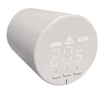 Perry Electric 1DOVTRX05 Valvola Elettronica per Termosifoni con Ricetrasmettitore Radio, 868.35Mhz, 85.5mm Larghezza, 53mm Diametro