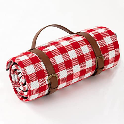 COOKOE Picknickdecke Matte Dickes Leder Plaid Faltbare Campingmatte Wasserdicht Feuchtigkeitsfest Outdoor Camping Wandern Strand
