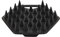 Brosse à Barbe pour Homme, Brosse Exfoliante pour le Visage, Nettoyage en Profondeur, Brosse à Barbe en Silicone Doux avec Ventouse, Accessoire de Salle de Bain (Noir)