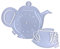 SEWOART 1 Set Silicone Clock Mold DIY Tea Kettle and Cup Shaped Wall Clock Mold Unique Hanging Wall Decor for Home Kitchen Cafe DIY Enthusiasts Craft Projects