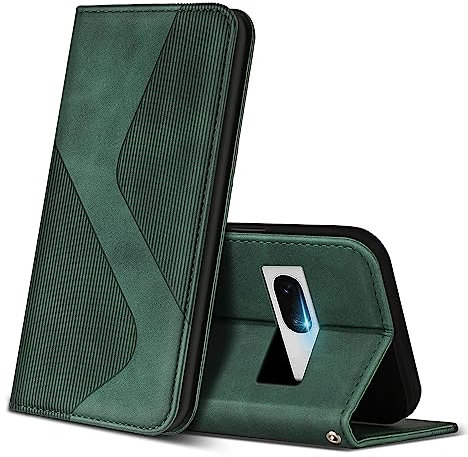 ZONNAVI Coque pour Google Pixel 7a, Premium Étui Housse en Cuir de Protection avec [Emplacements Cartes] [Magnetique], Clapet Folio Portefeuille pour Google 7a (Vert)