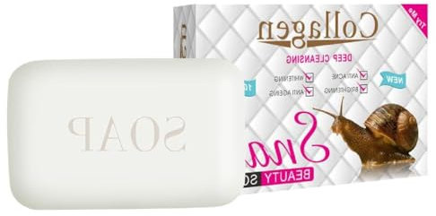 100g Schnecken Aufhellen Handgemachte Seife Gesicht Körper Befeuchtung Reinigungsseife Hautpflege Körperwäsche Seife Bar Feuchtigkeitsspendende Seife Nourishing