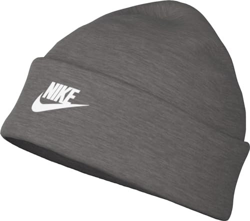 Nike Unisex U Nk Peak Beanie Tc FUT L Headwear, grau, Rozmiar uniwersalny