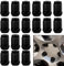 WeeGoo 20 Pcs Black Wheel Nuts M12 x 1.5, Alloy Wheel Lug Nuts, 19 mm Hex Alloy Wheel Nuts