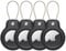 SPGUARD Compatible with Apple AirTag Secure Holder With Wire Cable,Air Tag Lock Case Keychain Key Ring Key Chain Luggage tag For Keys, Luggage & More
