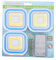 WOONEKY 1 Satz Licht klopfen led-light schlafzimmerlampe nachtleuchten room decor for Bedtime lamp LED-Schrankleuchten Nachtlampe kabelloses Touch-Licht kabelloses Licht Plastik Weiß