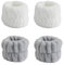 2 paires de protège - poignets Spa, protège - poignets en microfibre, bracelet absorbant corail, serviette de protection pour le visage, douche, yoga, sport