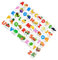 ibasenice 1 Satz Briefkarten Für Die Frühe Bildung Spielzeug Englische Buchstaben Passende Blöcke Obst-gemüse-Puzzle Für Kinder ABC-Alphabet-buchstabenkarten Hölzern
