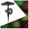 MQDLJSE Projecteur Lumineux, Lampe de projecteur de Noël à LED rotative à 180 °, lumière Solaire en Forme d'étoile, Lampe de Jardin d'extérieur, Lampe de pelouse, Mur de Jardin de fête (ét