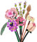 Künstlicher Blumen Bausteinblumen Rosen Blumenstrauß Deko für Zuhause, DIY Geschenkset für Erwachsene Kinder, Geburtstagsgeschenk Muttertagsgeschenk