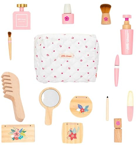 Holz Make Up Set | Make Up Set aus Holz | Schminkset für Schönheitssalon