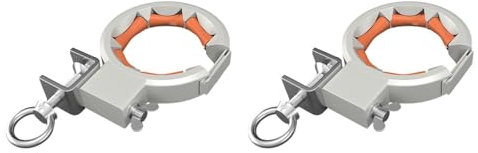 LOVIVER Cable Tray Roller Heavy Duty Sturdy Easy Installation Auxiliary Wire Pulling Tool for Professionals, Orange and Silver, 2 Pieces