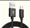 LockMingle Braided Micro USB Cable Fast Charging & Data Sync Compatible with SONY DualShock 4 (PS4 controller), PS4 Headset, PlayStation Controllers (older versions), VR Processor Unit 1M Black
