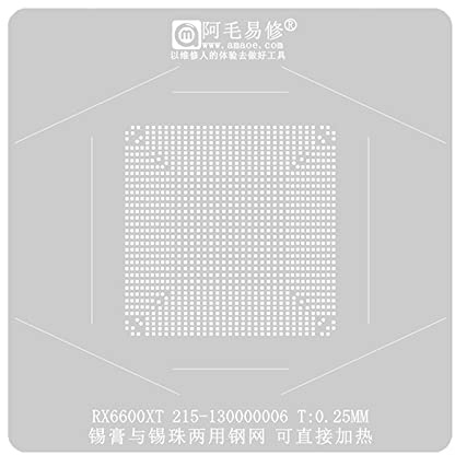 RX6600XT RX5700XT RX580 GTX1050 BGA Reballing Schablone CXD90060GG Grafikchip GPU Lötzinn Pflanzstation