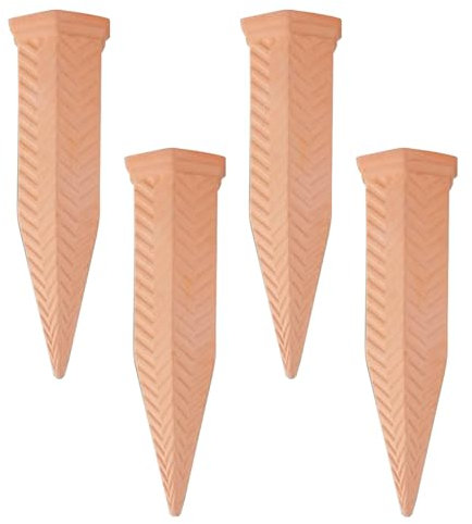 Pizes D'arrosage D'auto-arrosage en Terre Cuite - 4pcs Dispositifs D'arrosage des pour Les Bouteilles De Vin Recyclées | Pics D'irrigation Automatique | Système D'irrigation D'égouttement De P