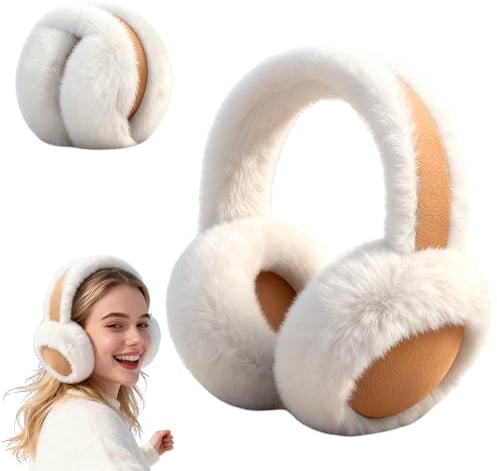 ADDLIVE Ohrenwärmer Damen, Ohrwärmer Erwachsene Winter Damen, Ohrenwärm-er Mädchen, Ohrenschützer Winter, Ear Muffs Women, Plüsch Ohrens-chützer, Faltbar Ohrenschützer Kinder Win-ter Mädchen