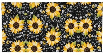 Party-Banner mit Sonnenblumen-Motiv, Banner für alle Veranstaltungen, helle Flaggen für Geburtstag, Erntedankfest und mehr