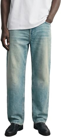 Burocs Basic Straight Fit Jeans - Blue - Jeans Herren - 5-Pocket-Style - Mit YKK-Reißverschluss - 100% Baumwolle