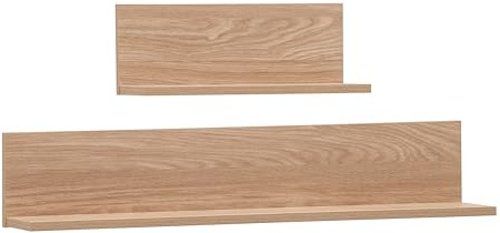 Schildmeyer Visby Regal 2-er Set, 160940, Eiche hell Dekor