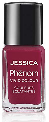 JESSICA | Phenom Vivid Colour Nail Polish | Long-lasting Gel-like Nail Polish without UV Lights coming in vivid & pigmented colours | Parisian Passion | 14 ml