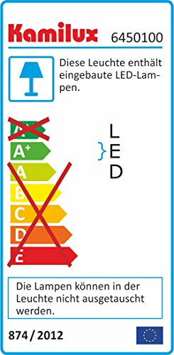 3 x New Gabi-LED IP44 flache LED Möbeleinbauleuchte 2,4Watt, Einbautiefe 22mm,Lichtfarbe kaltweiß, 4000 Kelvin, Farbe in edelstahl-gebürstet Optik 12V -Anschluß, fertig montiert, mit AMP Stecker