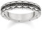 THOMAS SABO 3 Ring Hieroglyphen-Ornamentik 925er Sterlingsilber, Geschwärzt TR2106-643-11