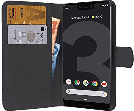 Pedea Bookstyle Handytasche Classic für Google Pixel 3, schwarz