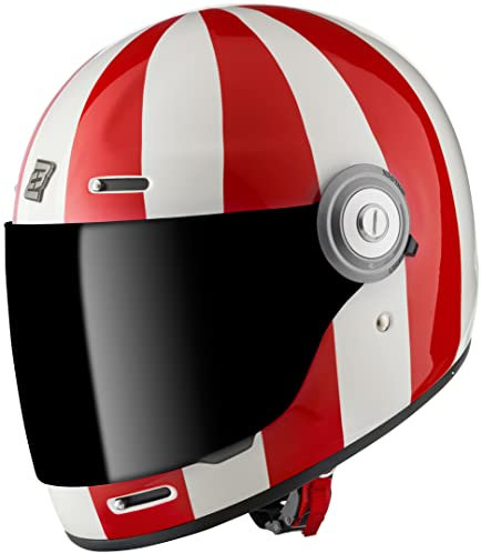 Bogotto V135 T-R3 Helm, rot/weiß, M