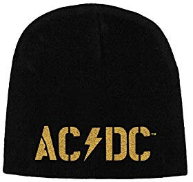 AC/DC - Logo Beanie Mütze, AC/DC Logo Beanie hat, AC/DC - Bonnet Logo Beanie